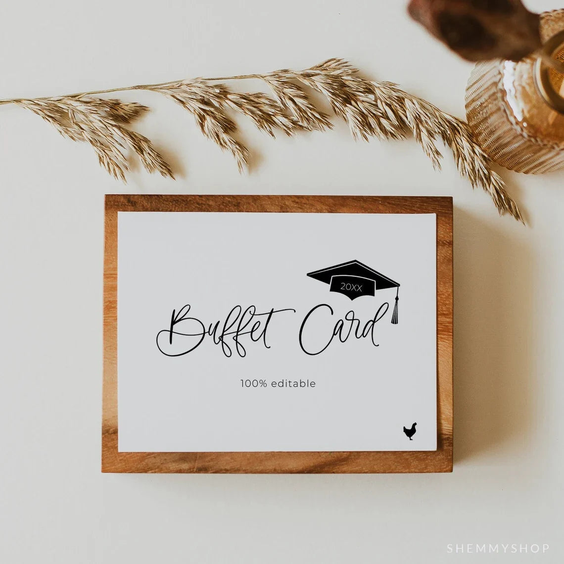 Online Food Card Template, Menu, Menu Template, Food Tent Signs, Party Food Labels, Graduation Food Card Template PDF JPEG PNG #Y22-MG1