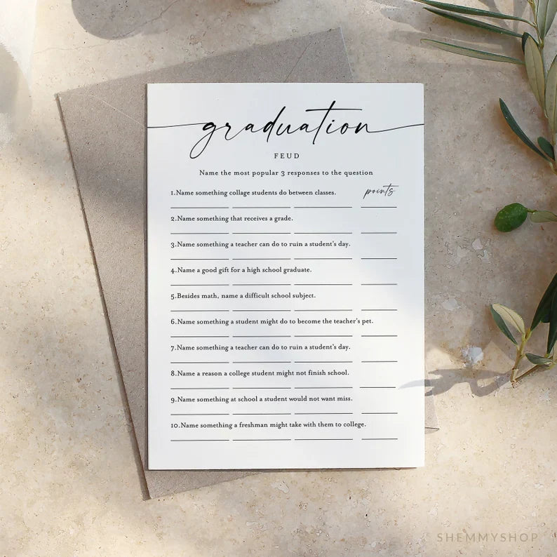 Online Graduation Party Games Bundle, Graduate Games Package, Fun Graduation Party Games, PDF JPEG PNG #Y22-GB2