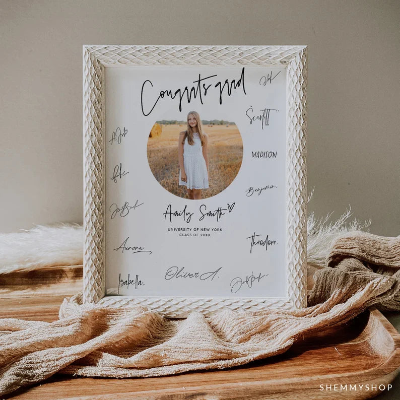 Online Graduation Welcome Sign Template, Printable Graduation Welcome, Welcome Sign Template, Welcome Poster PDF JPEG PNG #Y22-GWC3