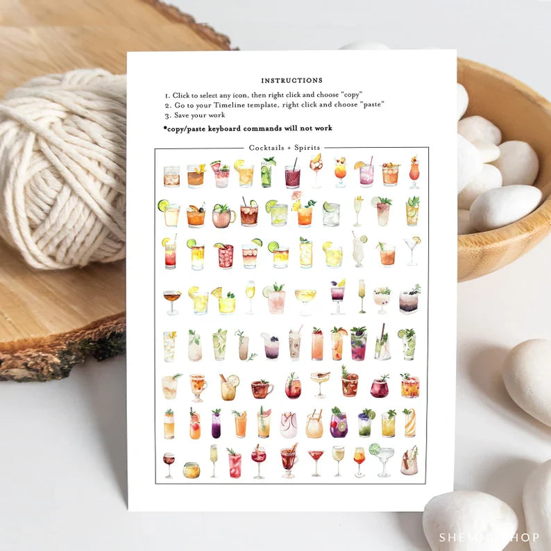 Online Romantic Calligraphy Signature Drinks Printable, Signature Drinks Sign, Signature Cocktails, Bar Sign, Sign, PDF JPEG PNG #Y22-WS32