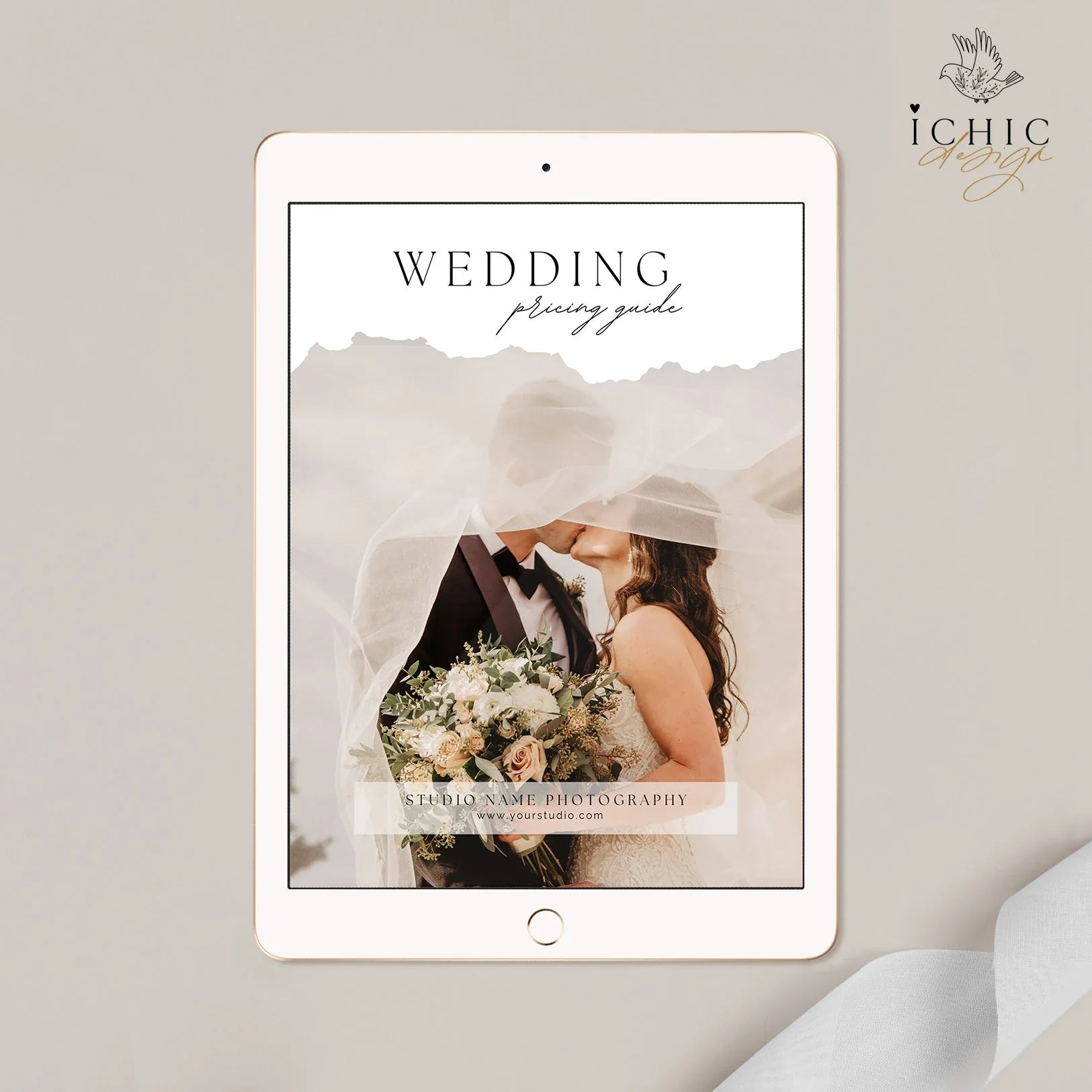 CANVA Photography Pricing Template, Price Guide List for Photographers, Photography, Price Guide Template, Wedding Minis #Y23-PG5-CANVA