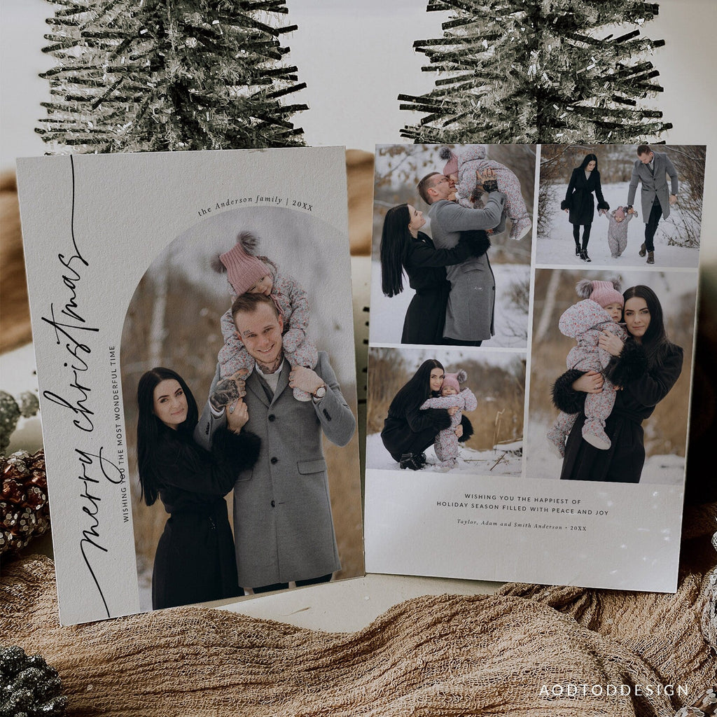 Merry Christmas Card Template, Christmas Breeze, New, Christmas, Card, Template, Photography, Photoshop, PSD, DIY #Y23-HD4-PSD